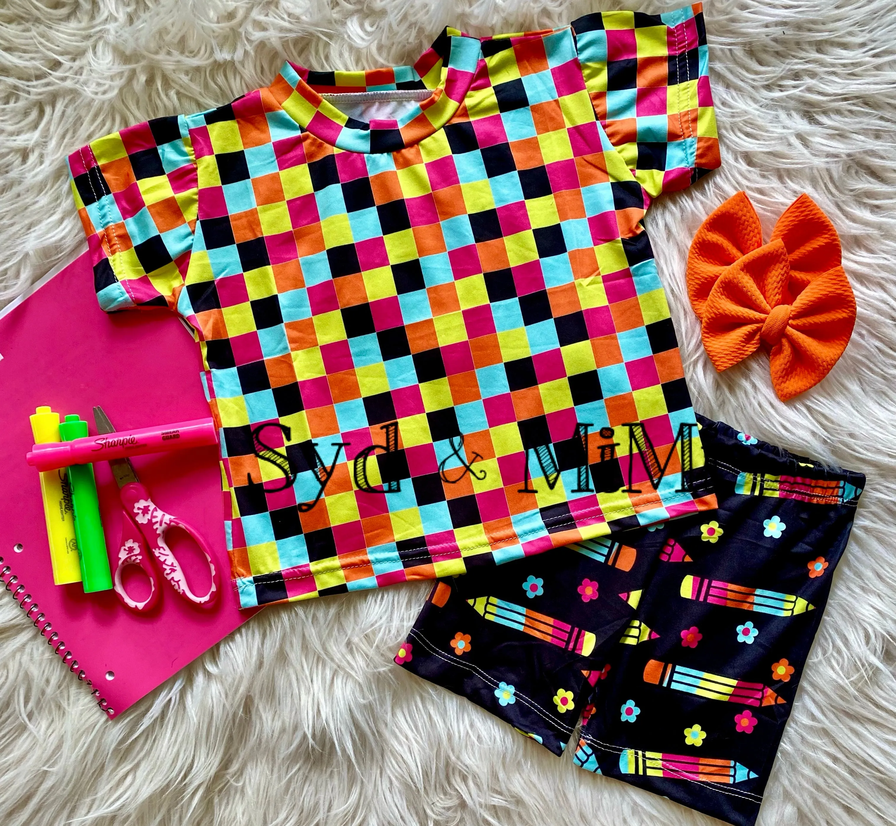 1 left! 3T ~ Bike Shorts ~ Neon Pencils