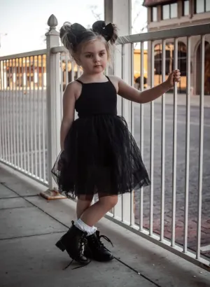 1 left! 3T ~ Tulle Tank Dress ~ Black