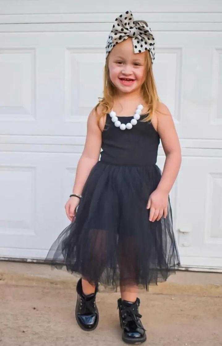 1 left! 3T ~ Tulle Tank Dress ~ Black