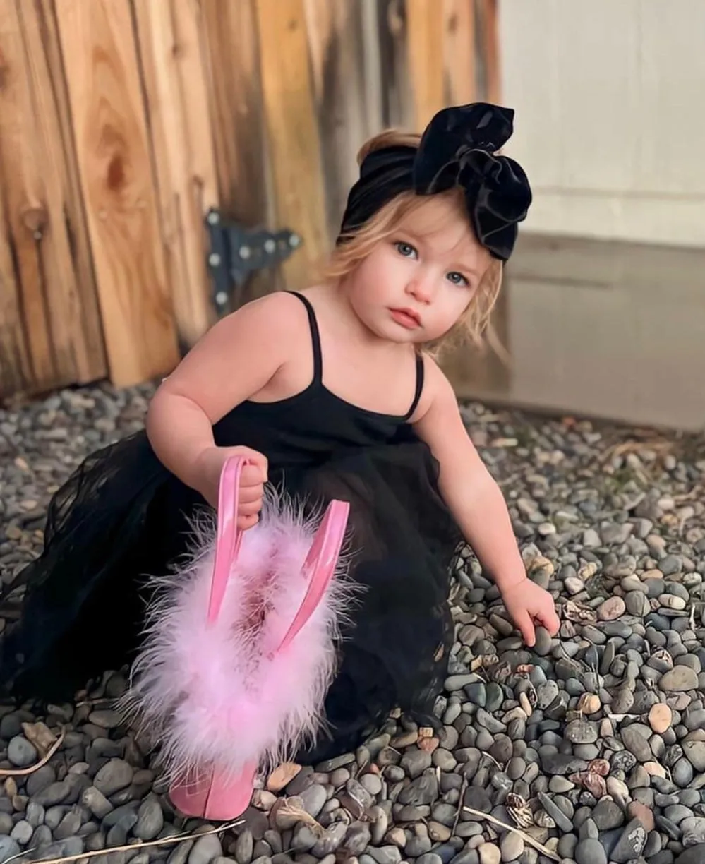 1 left! 3T ~ Tulle Tank Dress ~ Black