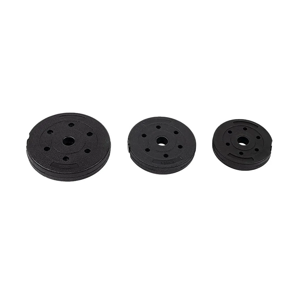20kg Dumbbell Set Home Gym Fitness Exercise Weights Bar Plate