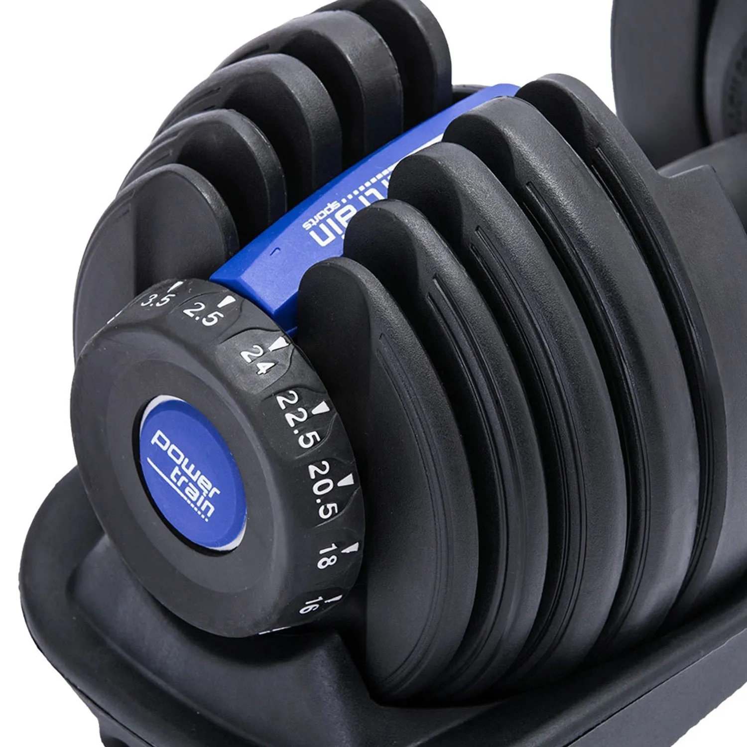 2x 24kg Adjustable Dumbbell Home Gym Set | Powertrain