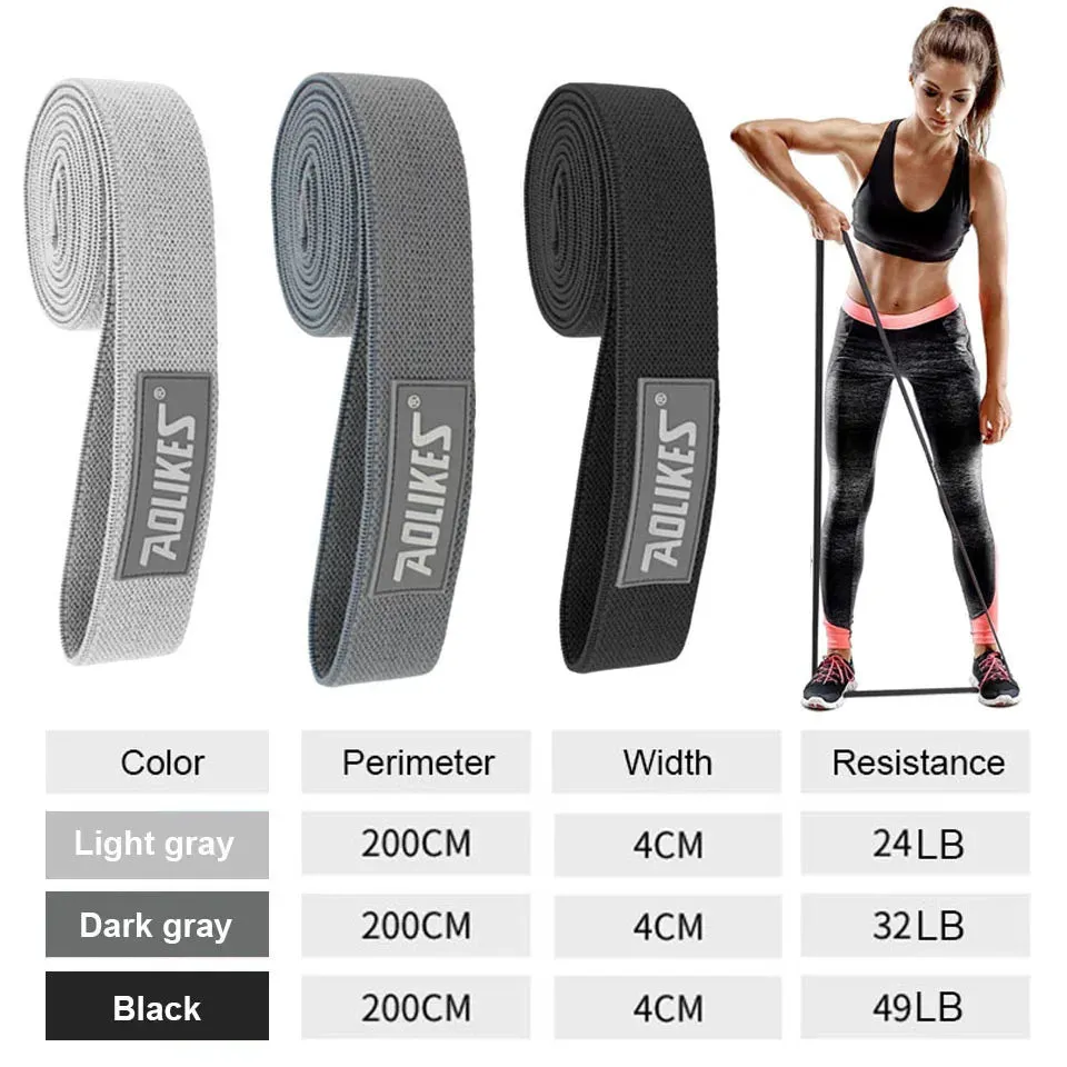 3 Piece Resistance Band Set For Home Workouts