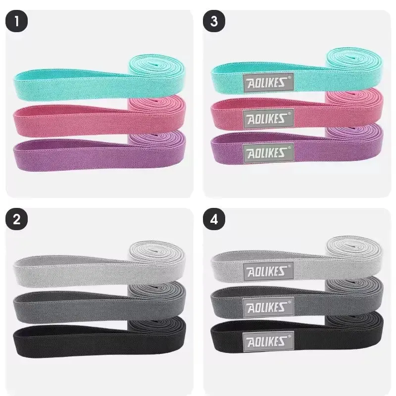 3 Piece Resistance Band Set For Home Workouts