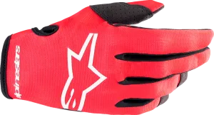 ALPINESTARS Radar Gloves Mars Red/White Lg 3561823-3120-L