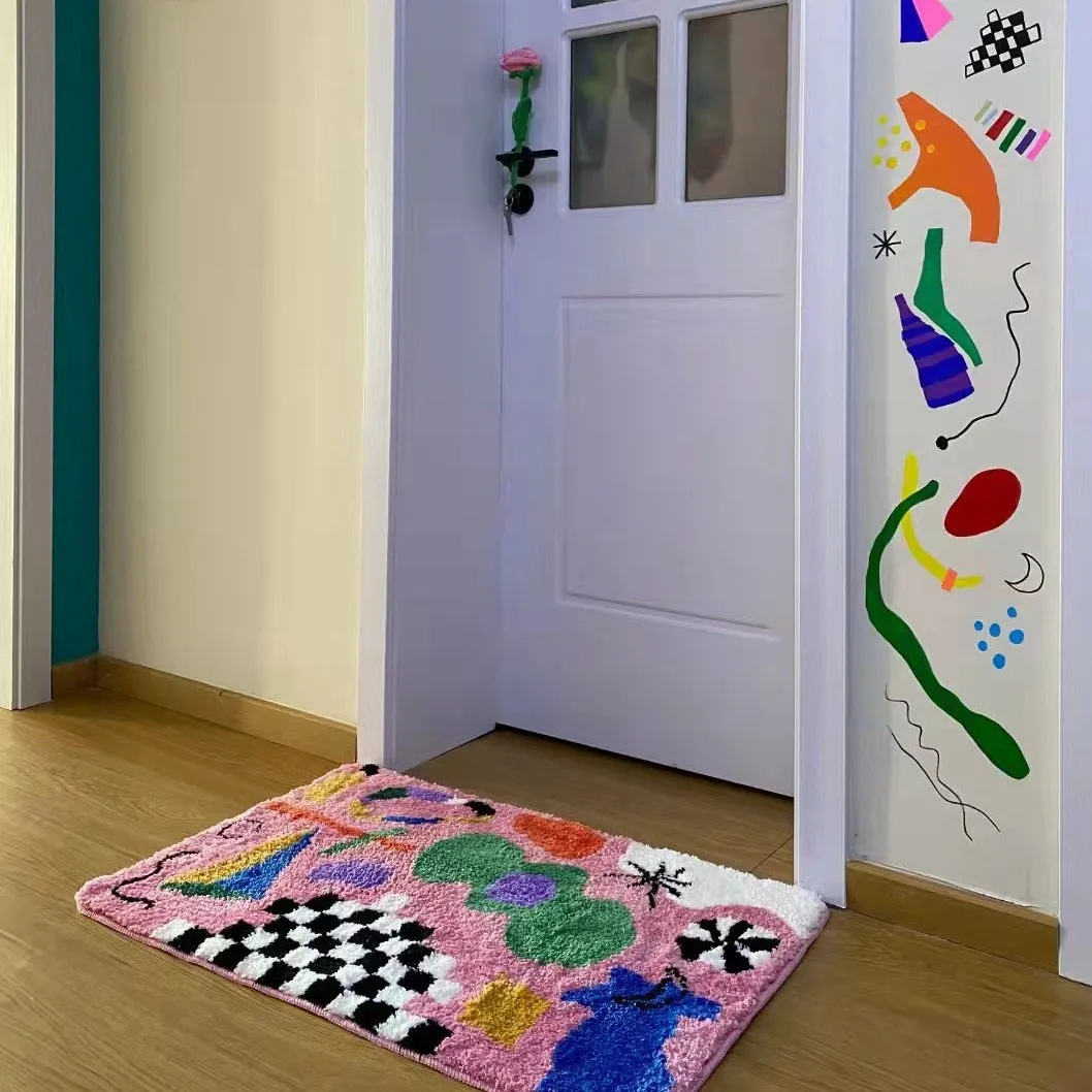 Bright and Happy Room Door Mat