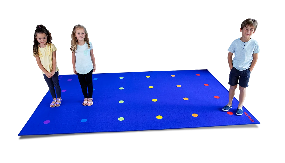 Essentials Rainbow Spots Indoor/Outdoor Carpet