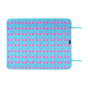 Flamingo Floats Poolside Seating Mat