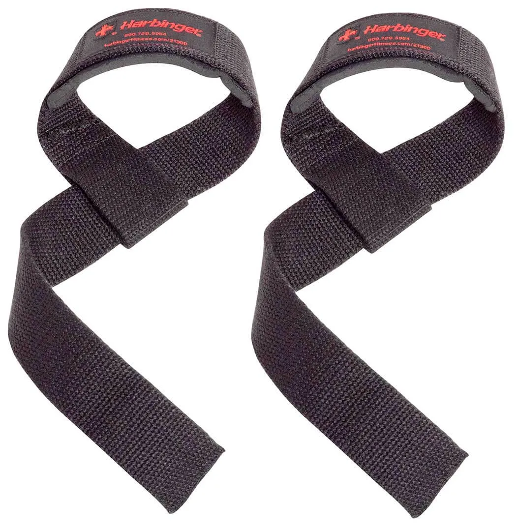 Harbinger Padded Cotton Lifting Straps 21"