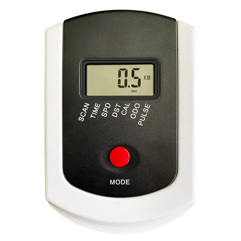 Heart rate electronic instrument display for spinning bikes.