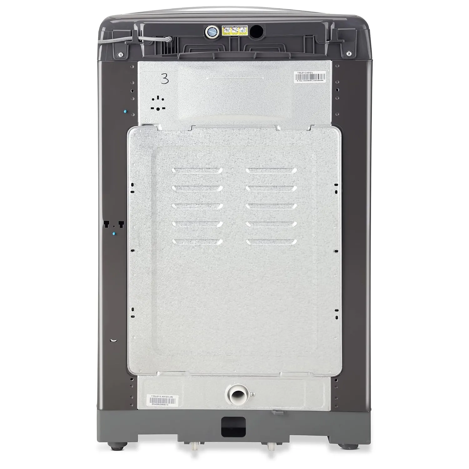 LG T80AJMB1Z 8 Kg 5 Star Inverter TurboDrum Fully Automatic Top Loading Washing Machine ( Jet Spray , Smart Closing Door, Middle Black)