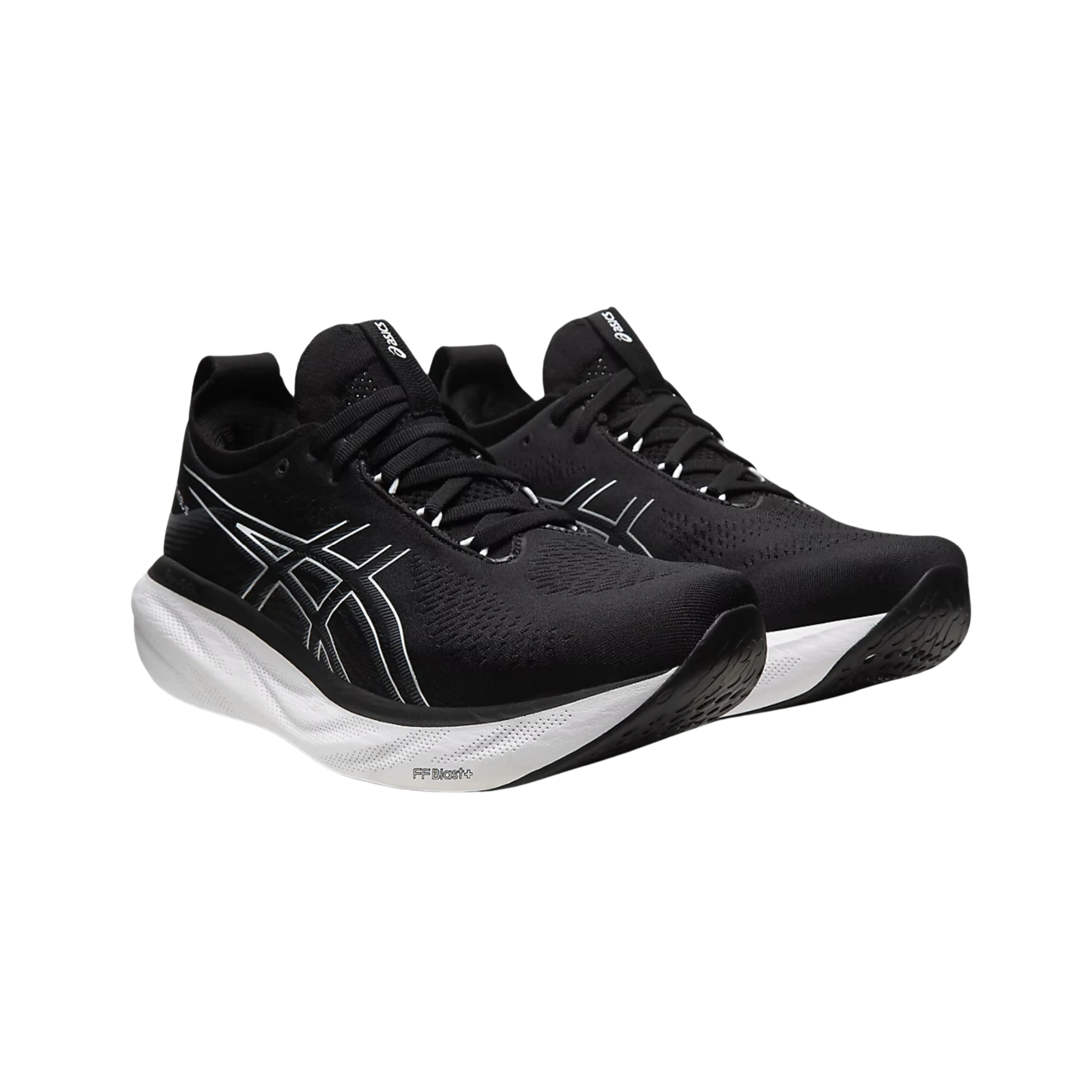 Men's Gel-Nimbus 25 - Black/Pure Silver (D Width)