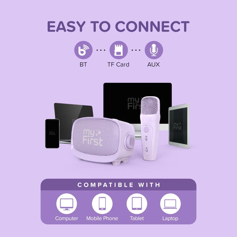 MYFIRST Karaoke Machine Voice 2  Purple