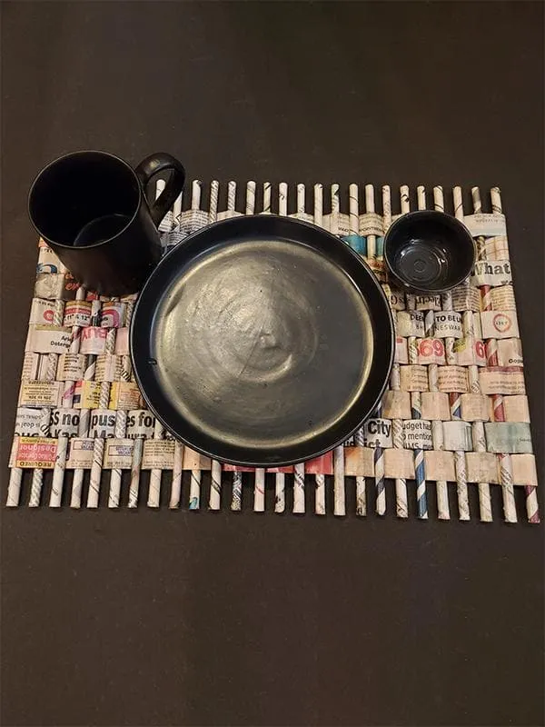 Natural Woven Mats - Set Of 6