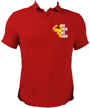 No Pain No Gain Unisex Polo
