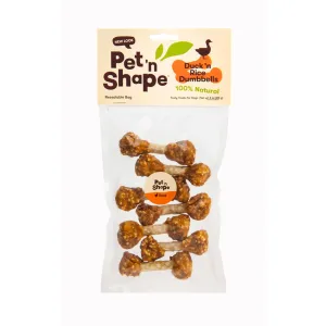 Pet 'N Shape Duck 'n Rice Dumbbells Dog Treats 1ea/3 oz