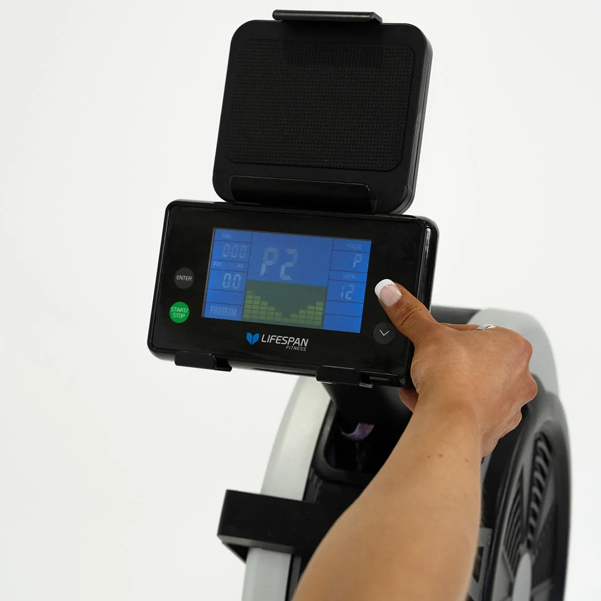 ROWER-801F Air & Magnetic Commercial Rowing Machine