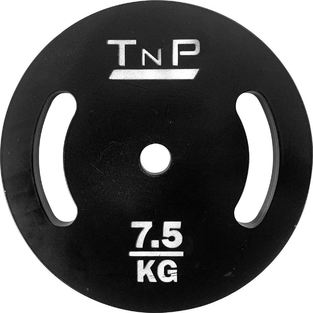 Standard 1" Steel Weight Plates 7.5kg - Black